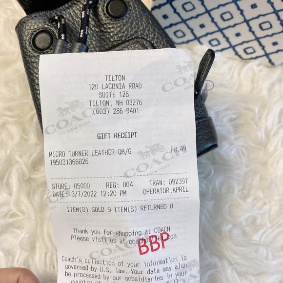 Coach Micro Turner Key Fob - Picture 7 of 7